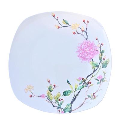 隆达方型骨质瓷7.5英寸盘子