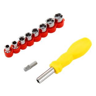 小套筒扳手套装万能外六角多功能工具万用套管头10mm板手家用号个