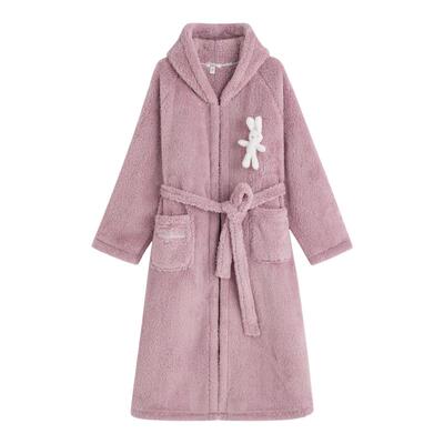 魅影纯欲挂脖睡袍法式高级感紫色