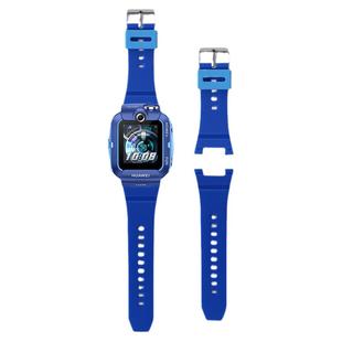 适用华为儿童手表4X表带运动防水耐磨男女款亲肤透气硅胶替换带ALX-AL10智能电话4X腕带通用配件软胶带膜