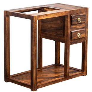 胡桃木茶水柜架泡茶水桶架茶桌储物边柜家用实木置物架烧水壶一体