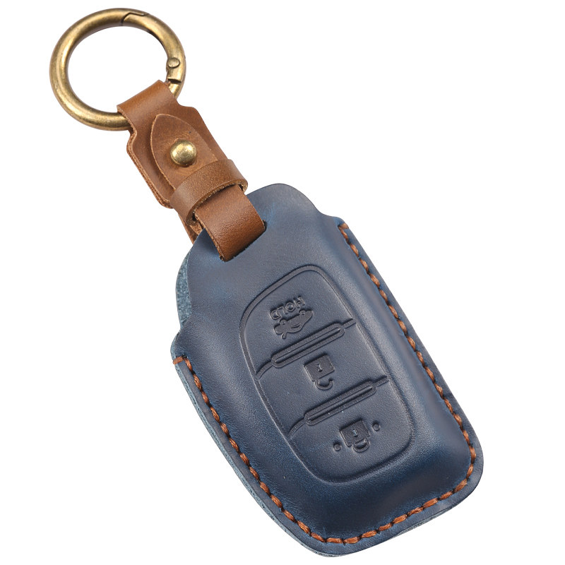 北京现代ix35钥匙套名图朗动领动伊兰特ix25悦纳菲斯塔新胜达壳包