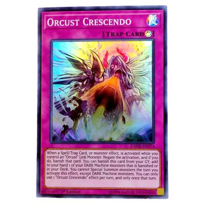 游戏王 美英一刷   DANE-EN074 SR 自奏圣乐之阶 插嘴 K6A