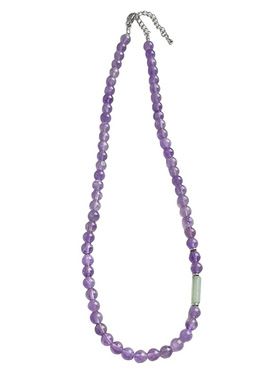 【热销商品】风天然紫水晶锁骨链