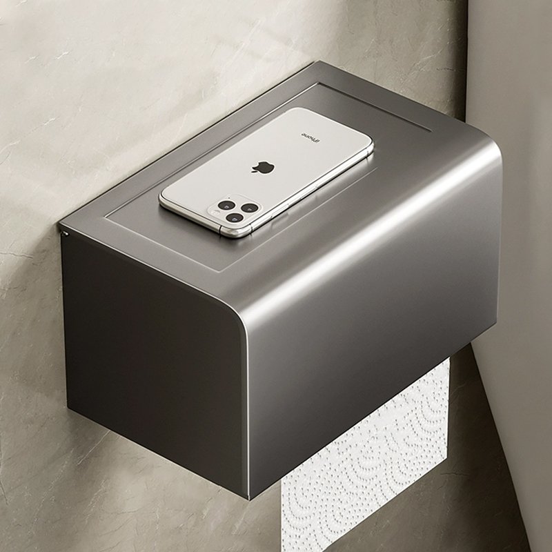 卫生间防水纸巾盒免打孔壁挂洗手间厕所厕纸盒抽纸盒卫生纸置物架