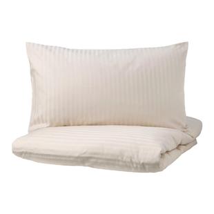 宜家代购布拉文达被套和枕套灰色150x200/50x80厘米单人被罩枕罩