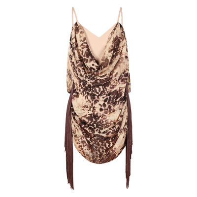 Dancebaby拉丁舞服女童练功服2026新款日常新品绝美吊带连衣裙D15