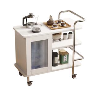 欧乐派可移动茶几桌沙发小推车边柜家用茶水柜自动烧水壶置物架子