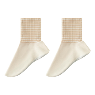 睡觉穿的袜子男女款空调房袜保暖防冻脚艾草地板袜透气松口月子袜