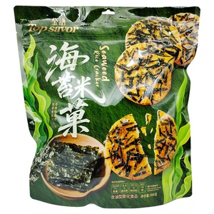 金语海苔米果礼袋装388g膨化零食