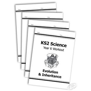 CGP KS2 Science 科学 Year 6 Workout 套装 英国进口原版书
