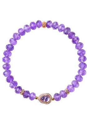 上岸逢考必过紫水晶手串