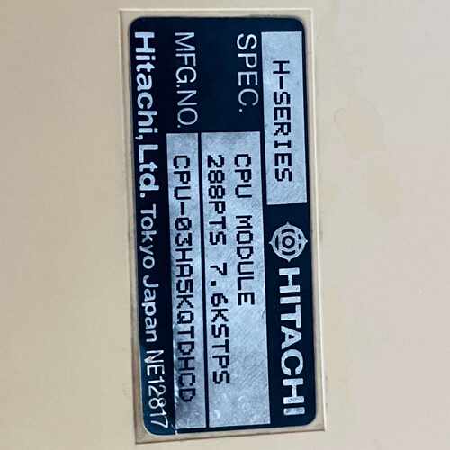 议价Hitachi H Series 300 Plc Cpu Module适用