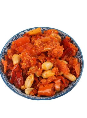春红香辣酥油炸辣椒段花生