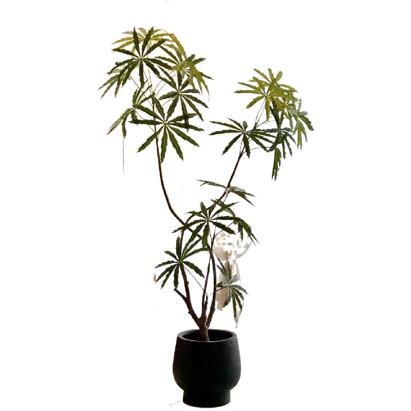 孔雀木仿真绿植高端轻奢客厅仿生假植物室内大型落地盆栽装饰摆件