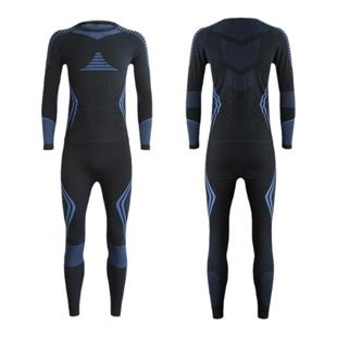 秋冬户外滑雪速干衣运动骑行内衣男女士吸湿排汗打底压缩保暖内衣