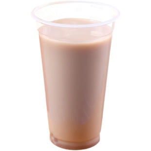 90口径奶茶杯一次性杯子塑料杯注塑冷饮杯封口杯豆浆杯饮料杯商用