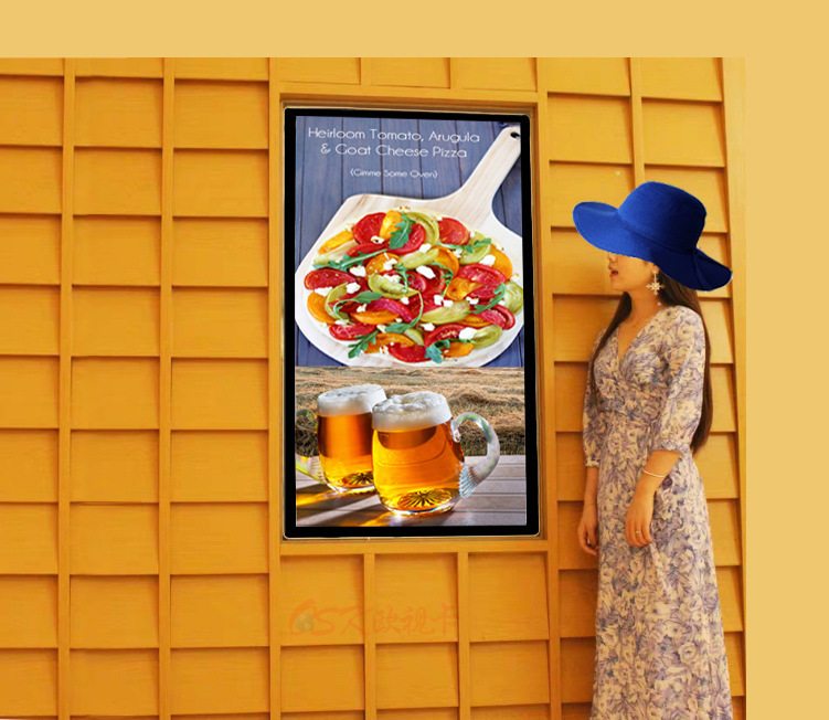 32寸壁挂显示器一体机 壁挂广告机 电梯广告机 酒店房价机 嵌入式