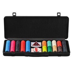 猎富鸿运德州扑克陶瓷筹码套装专业高端德扑poker牌币43mm可定制