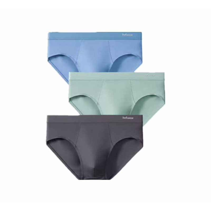 猫人内裤男莫代尔棉抗菌透气三角