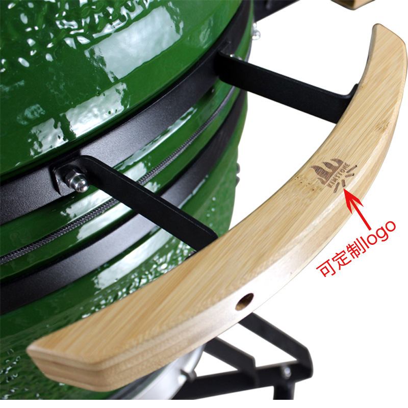 陶瓷烧烤炉 Kamado Grills BBQ 焖熏炉22inch 木炭烘焙蛋形烤肉炉