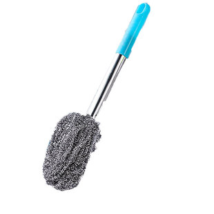 带把厕所钢丝刷子长杆手柄无死角清洁不伤手不掉丝马桶坐便卫生间