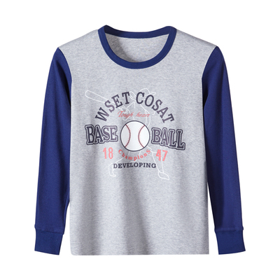 青少年纯棉秋衣男孩长袖打底衫