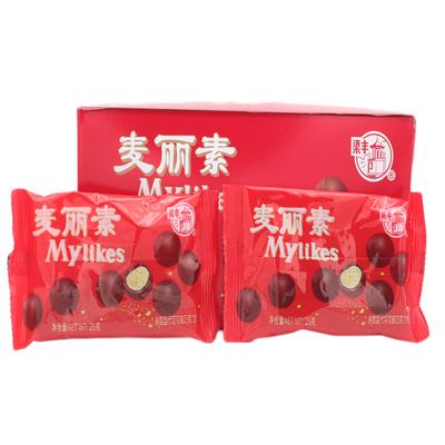 梁丰威化可可牛奶零食儿童麦丽素