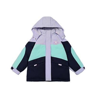 abckids童装女童冬装羽绒服2025秋冬新款儿童上衣小女孩加厚外套