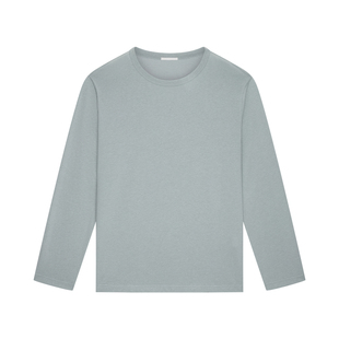 nice rice好饭 26春季新品230G圆领直身花纱男士长袖T恤NIC02050