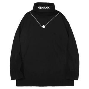 GENANX闪电潮牌高领打底衫