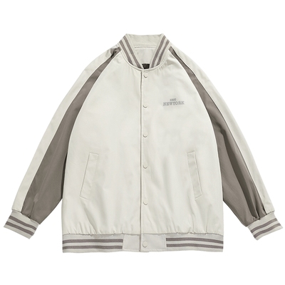 美式男装棒球夹克休闲运动外套