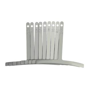 弧度测量尺电吉他指板弧度琴弦高颈品丝找平尺琴码调节测量尺工具