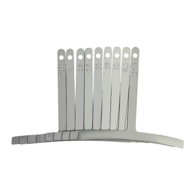 电吉他弧度尺测量工具品丝找平