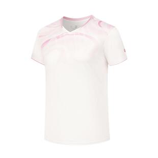 乔丹羽毛球服女士2026夏季新款速干透气运动专业训练球服短袖T恤