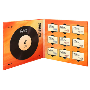 费杜拉唱片牛奶巧克力CD音乐巧克力定制礼盒黑巧送女生新年礼物