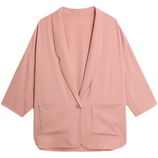 黄色薄款西装外套女2025新款夏季韩版气质网红休闲垂感雪纺小西服