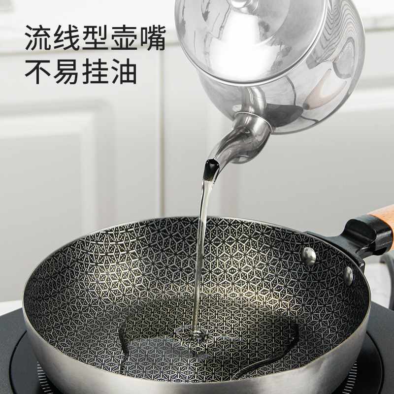 厂家直销不锈钢油壶不挂油油瓶批发油壶油批量格漏油滤网带不锈钢