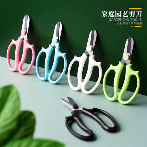 园艺剪刀修枝剪家用不锈钢大鲜花剪多肉修根剪花艺盆景插花粗枝剪