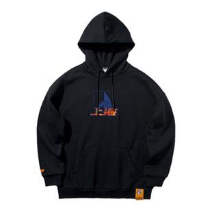 李宁正品CBA-Fanpack篮球系列上海队男子宽松套头连帽卫衣AWDQ159