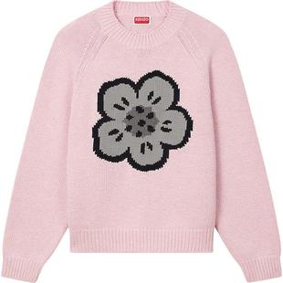 KENZO25秋冬新品 女士BOKE海棠花经典版型针织衫新年