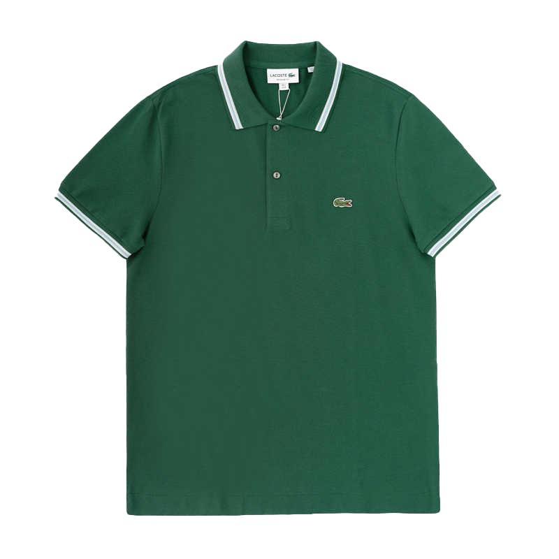 Lacoste经典翻领短袖POLO衫