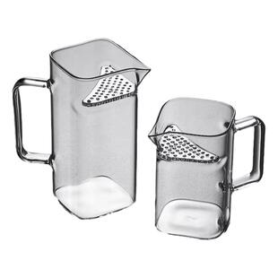 北大史加厚耐热玻璃公道杯家用小号简约绿茶泡茶器四方形分茶器