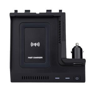 奔驰GLC300C200C260C43C63车载无线快充电器用品改装原厂支架面板