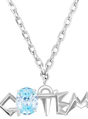 925银宝石两用款小众设计项链