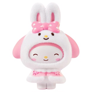 新品MINISO名创优品三丽鸥小斗篷系列盲盒植绒挂件换脸潮玩可爱礼