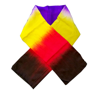 大卫舞台围巾变色魔术绸制作舞台魔术道具套装黑巾变彩巾变色丝巾