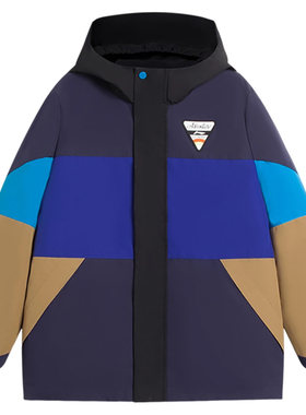 Lining/李宁正品三合一棉服冲锋衣男大童可拆卸防水外套YWBS023