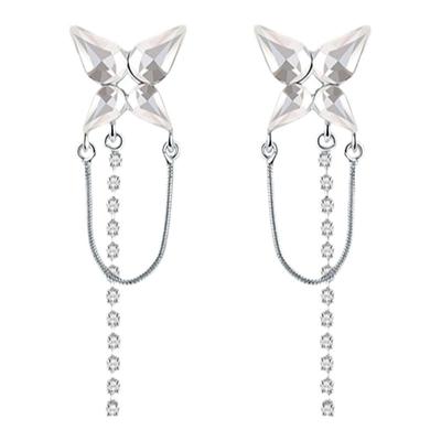 abyb蝴蝶流苏高级感小众耳饰