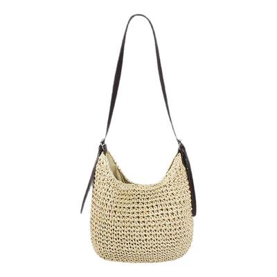 蒙田原创设计手工编织度假单肩包